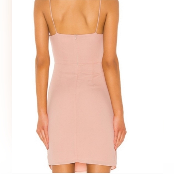 Superdown Salmon Ruched Mini Dress - Picture 2 of 7